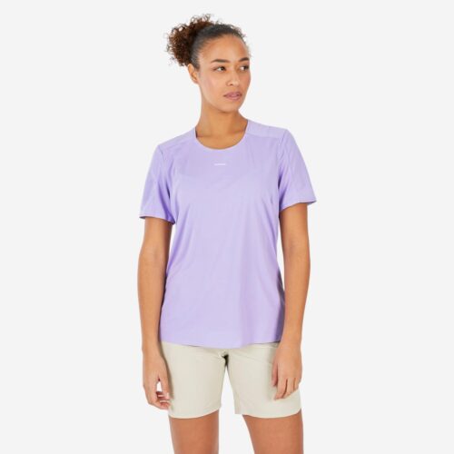 Wandershirt Damen kurzarm - MH500 violett