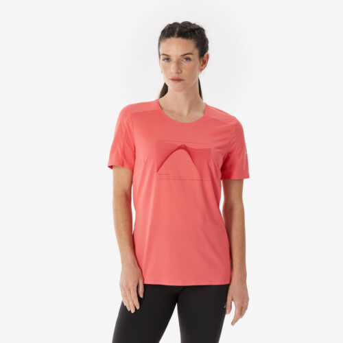 Wandershirt Damen kurzarm - MH500 rosa