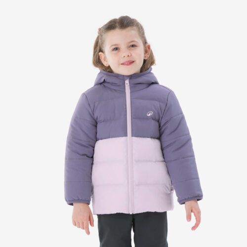 Wattierte Jacke Kleinkinder Gr. 92-116 warm Wandern - NH500 lila