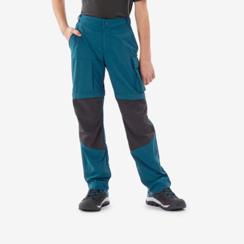 Zip-Off-Hose Kinder Gr. 122–170 Wandern - MH500 blau