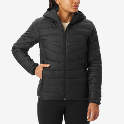 Wattierte Jacke Damen - MH100 schwarz