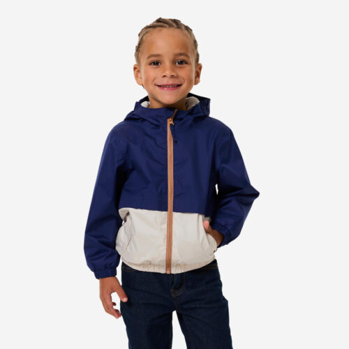 Wanderjacke Kleinkinder Gr. 92–116 wasserdicht - MH500 Kid marineblau