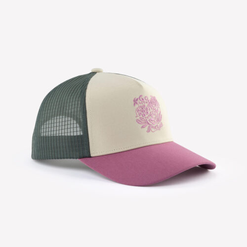 Schirmmütze Cap Wandern - Trucker 500 violett