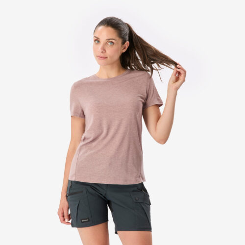 Merinoshirt Damen recycelte Merinowolle Trekking - Merino Rec Fresh