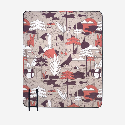 Picknickdecke Camping - Komfort 170 × 140 cm