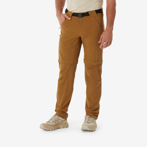 Zip-Off-Hose Herren Wandern - MH500 braun