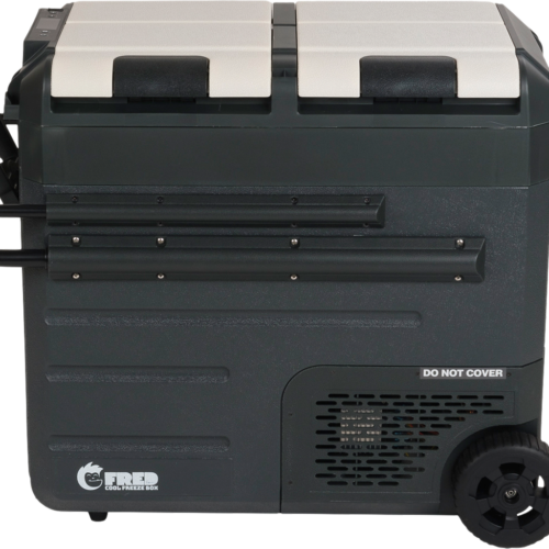 Eurom Big Fred Kompressor Kühlbox Dual Zone mit Rollen 12/24V 58 Liter - Kompressor Kühlboxen