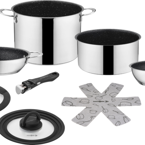 Brunner Academy High NG 7+1 Kochgeschirrset 4 teilig - Kochgeschirr-Sets