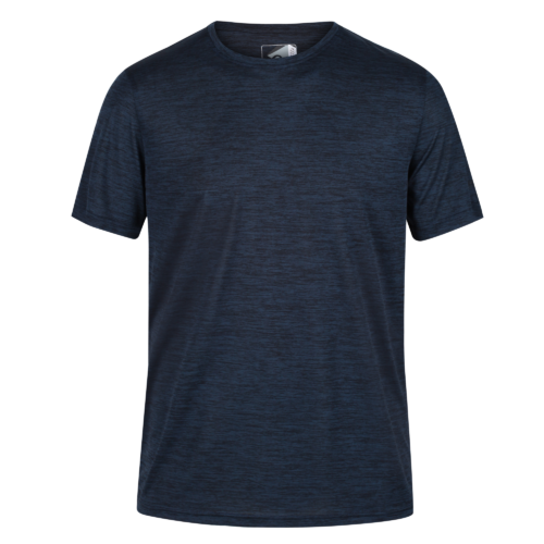 Regatta Fingal Edition Marl Herren T-Shirt dunkelblau L - Herrenshirts, -hemden & -pullover
