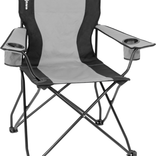 Brunner Action Armchair Equiframe Faltstuhl / Campingstuhl mit Armlehnen schwarz/grau - Faltstühle