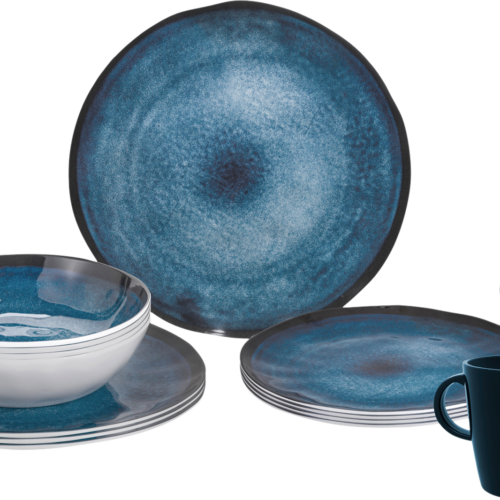 Brunner Melamin Geschirr-Set 16-tlg. breeze für 4 Personen - Kunststoff und Melamin Geschirr-Sets