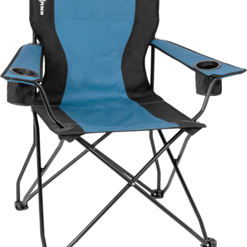 Brunner Action Armchair Equiframe Faltstuhl / Campingstuhl mit Armlehnen schwarz/blau - Faltstühle