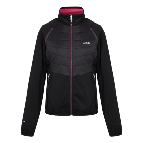 Regatta Women’s Steren II Hybrid Damen Softshelljacke schwarz 42 - Damenjacken