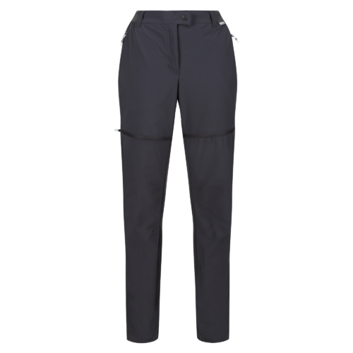 Regatta Mountain Damen Zip-Off-Hose Kurzlänge hellgrau 46 - Damenhosen, -röcke & -kleider