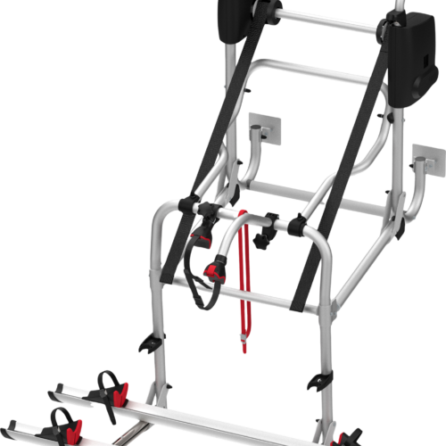 Fiamma Carry-Bike Lift 77 Heck Fahrradträger Absenkbar um 77 cm für 2 Fahrräder / E-Bike geeignet silber motorisiert - Heck-Fahrradträger