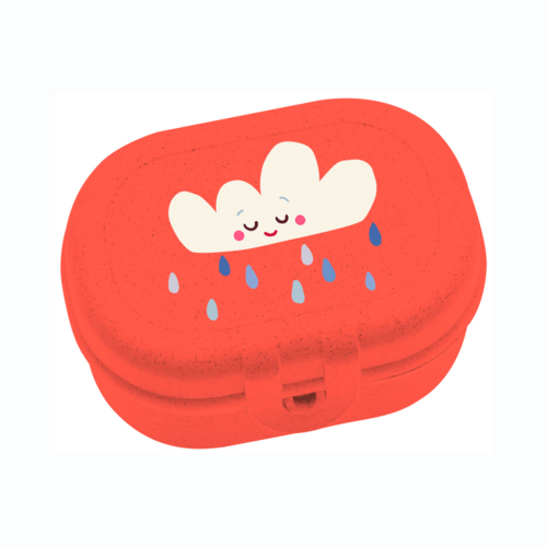 Koziol Pascal Mini Snackbox / Essensdose organic red dreams - Lebensmittelbehälter / Vorratsdosen