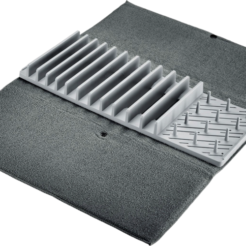 Westmark Abtropfmatte mit Geschirrhalter 60 x 46 cm - Spülhilfen