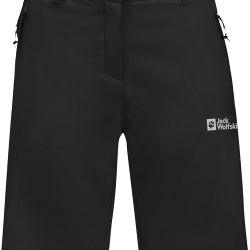 Jack Wolfskin Active Track Damen kurze Softshellhose schwarz 42 - Damenhosen, -röcke & -kleider