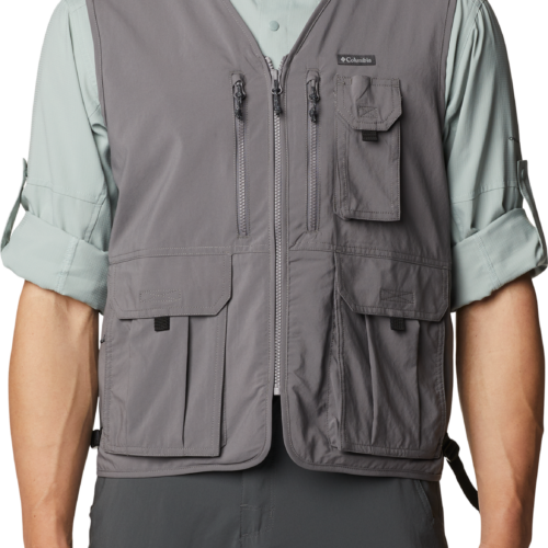 Columbia Silver Ridge Utility Herrenweste dunkelgrau M - Herrenjacken