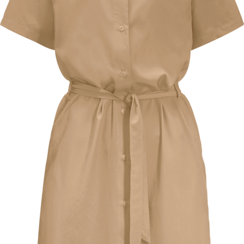 Jack Wolfskin Holiday Midi Dress Damen Sommerkleid hellbraun XL - Damenhosen, -röcke & -kleider