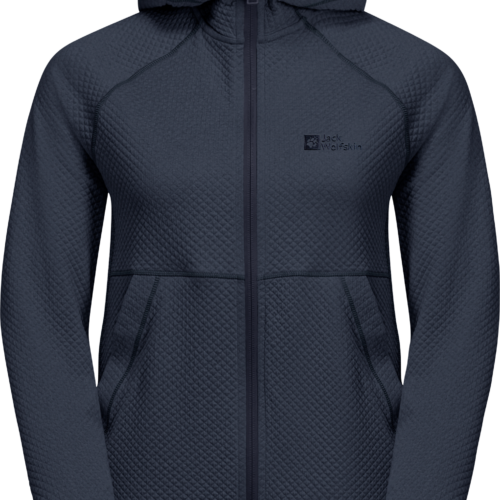 Jack Wolfskin Fernweh Hooded Damen Fleecejacke dunkelblau S - Damenjacken