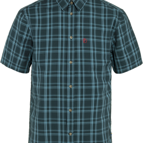Fjällräven Övik Lite Herren Kurzarmhemd dunkelblau XXL - Herrenshirts, -hemden & -pullover