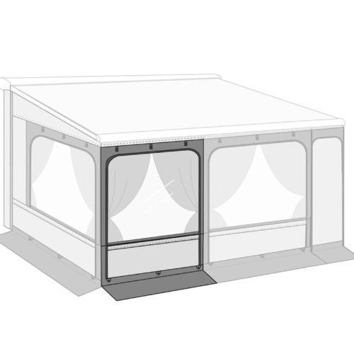 Fiamma Front Panel Ersatzfrontwand für Privacy Room Vorzelte 200 cm - Ersatzteile Fiamma Markisen