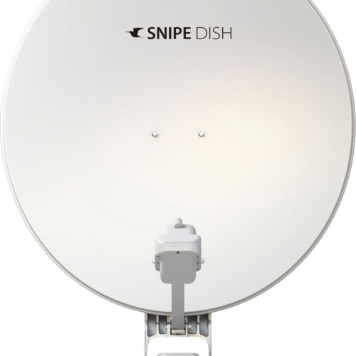 Selfsat Snipe Dish 2 BT Connect Vollautomatische Satellitenantenne Twin LNB / Auto Skew 65 cm - Camping-Sat-Anlagen