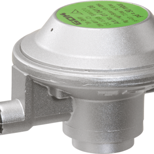 GOK EN61 Niederdruckregler für Gas-Kartusche G1/4LH-KN 29 mbar  - Camping-Gasdruckregler