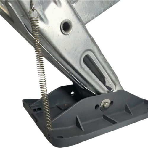 Multianker Wohnwagenstützfuß für sichereren Stand 4er Set - Stützen & Stützplatten