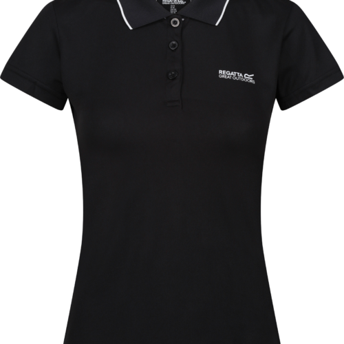 Regatta Maverik V Damen Poloshirt schwarz 42 - Damenshirts, -blusen & -pullover