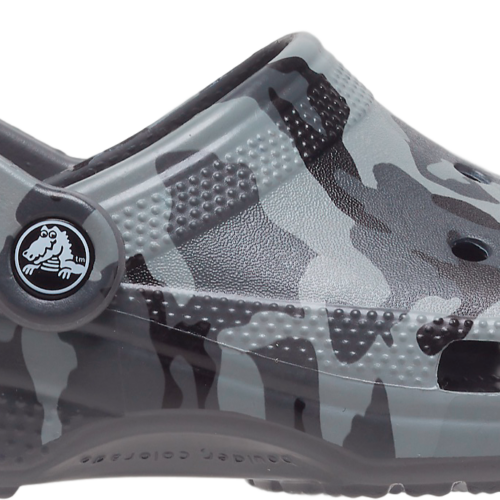 Crocs Classic Printed Camo Clog Unisex Allround Schuh dunkelgrau 36-37 - Damenschuhe