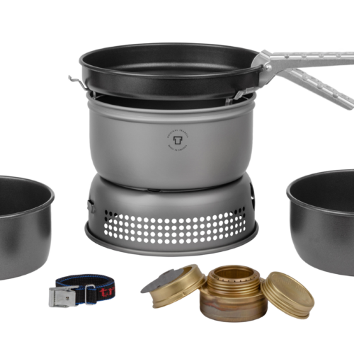 Trangia Trangiakök 25-5 HA Campingkochset 3- teilig mit Spiritusbrenner Set 9 - Spirituskocher