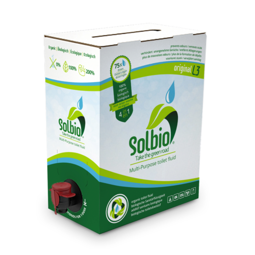 Solbio Sanitärzusatz Original für 4 Anwendungsbereiche 3 Liter - Sanitärzusätze & -flüssigkeiten