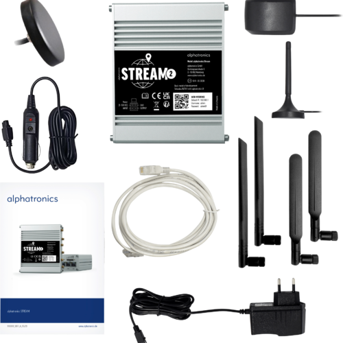alphatronics STREAM 2 mobiler Router 4G für Wohnmobile und Caravans - Router-Sets