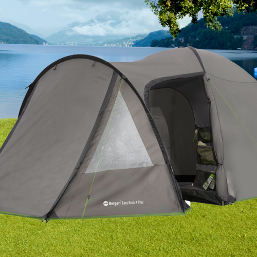 Berger Easy Rock 4+ Kuppelzelt für 4 Personen - 4-Personen Zelte