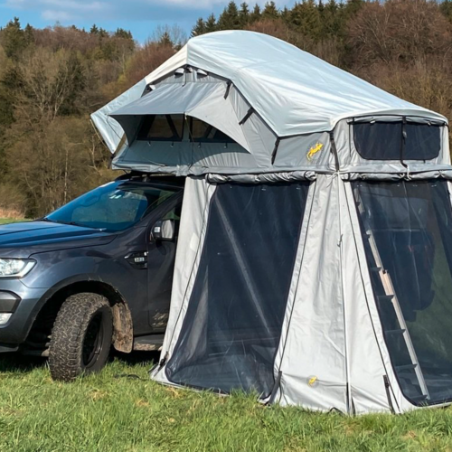 Gordigear Daintree Dachzelt 140 cm inkl. Vorzelt für 2 Personen - Klappdachzelte