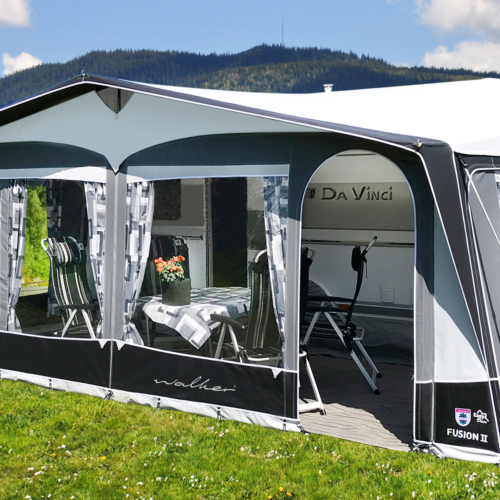 Walker Fusion II 240 Vorzelt Stahlgestänge 900 Umlaufmaß 886 - 915 cm - Wohnwagenvorzelte
