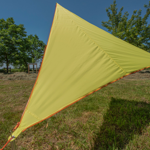 Bent Zip-Canvas Sonnensegel Limette - Pavillons & Tarps