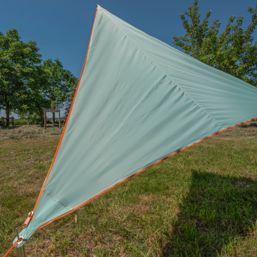 Bent Zip-Canvas Sonnensegel Mint - Pavillons & Tarps