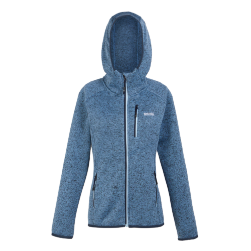 Regatta Newhill Damenfleecejacke mit Kapuze blau 38 - Damenjacken