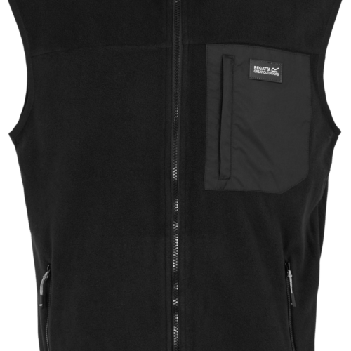 Regatta Frankie Fleece Herrenweste schwarz 5XL - Herrenjacken
