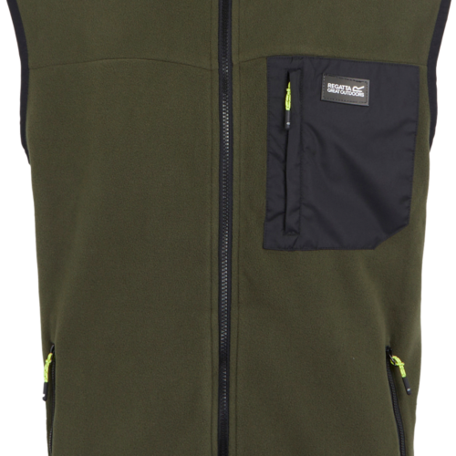 Regatta Frankie Fleece Herrenweste olive 4XL - Herrenjacken