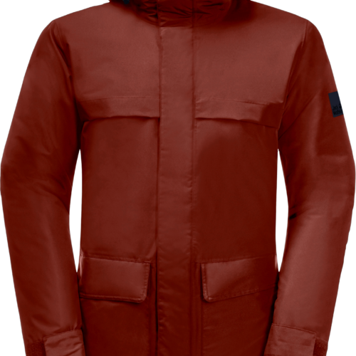 Jack Wolfskin Winterlager Herrenparka dunkelrot XXXL - Herrenjacken