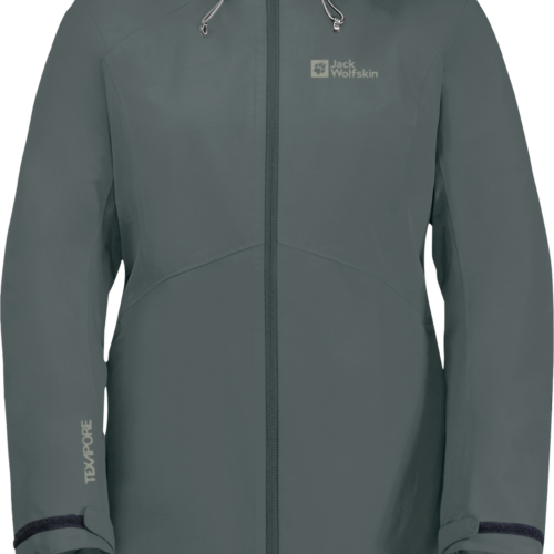 Jack Wolfskin Heidelstein Damenmantel dunkelgrün S - Damenjacken