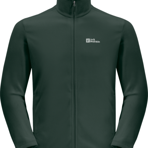 Jack Wolfskin Taunus Herrenfleecejacke dunkelgrün XL - Herrenjacken