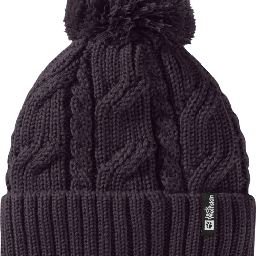Jack Wolfskin Pompom Beanie Mütze dunkelblau - Hüte & Mützen