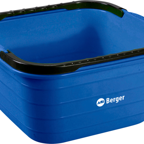 Berger eckiger Eimer / Waschschüssel mit Henkel 13 Liter - Spülhilfen