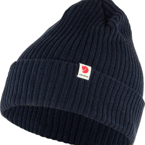 Fjällräven Rib Unisex Mütze dunkelblau One Size - Hüte & Mützen