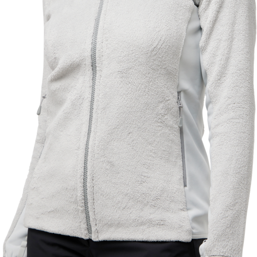 Jack Wolfskin Rotwand Damenfleecejacke hellgrau XXL - Damenjacken